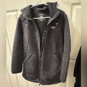 L.L. Bean Sherpa fleece coat